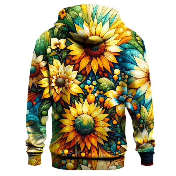Golden Sunflower Field Hoodie