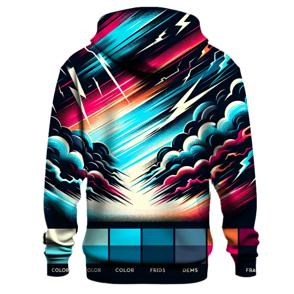 Electric Thunderstorm Burst Hoodie
