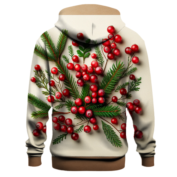 Cranberry Garland Elegance Hoodie