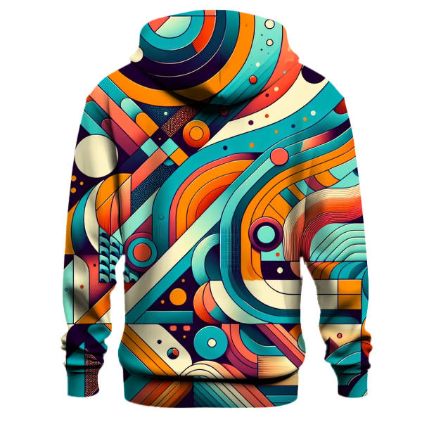Bold Geometric Funk Hoodie