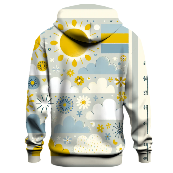 Retro Sunshine and Clouds Hoodie