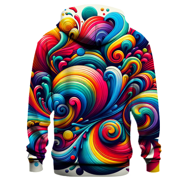 Groovy Rainbow Explosion Hoodie