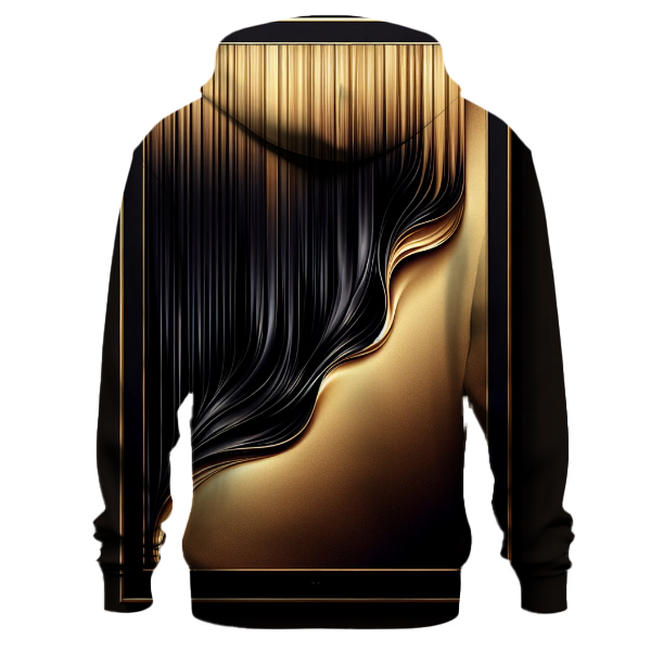 Bold Black and Gold Hoodie