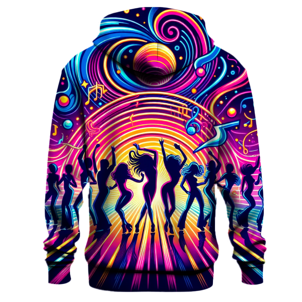 Neon Dance Floor Fever Hoodie