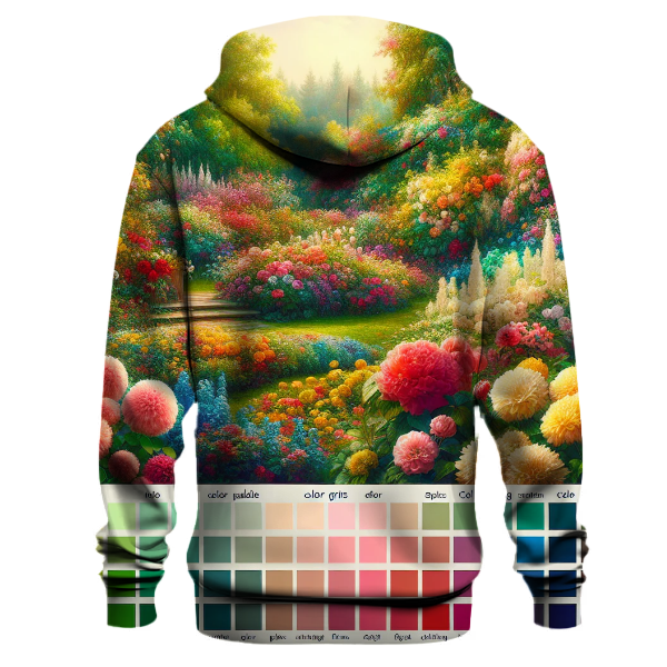 Lush Floral Symphony Hoodie