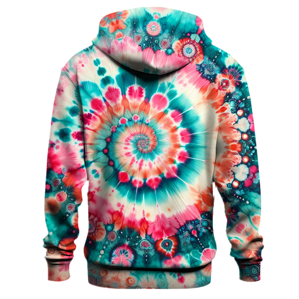 Flamingo Paradise Tie-dye Hoodie