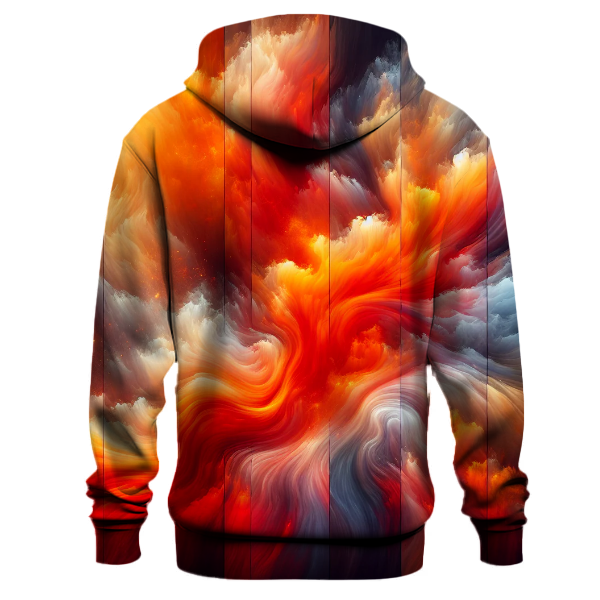Bold Flame Gradient Hoodie