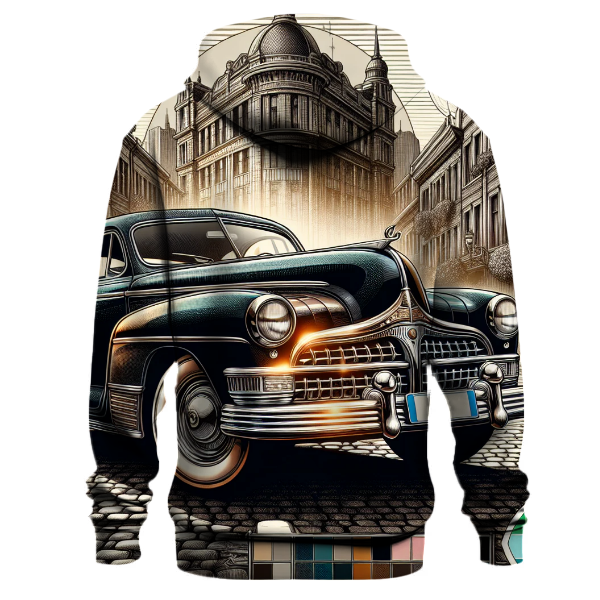 Vintage Car Enthusiast Hoodie