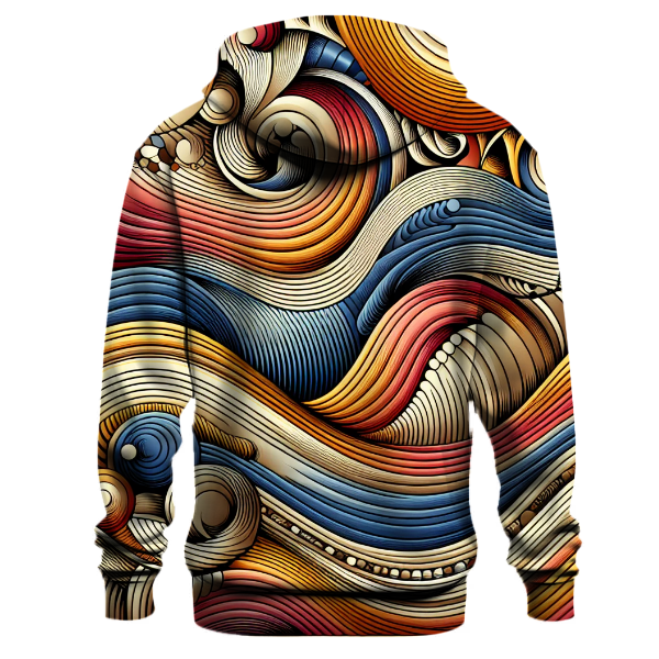 Peace and Groove Lines Hoodie