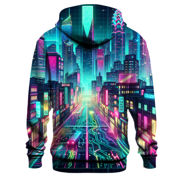 Cyber City Nights Hoodie