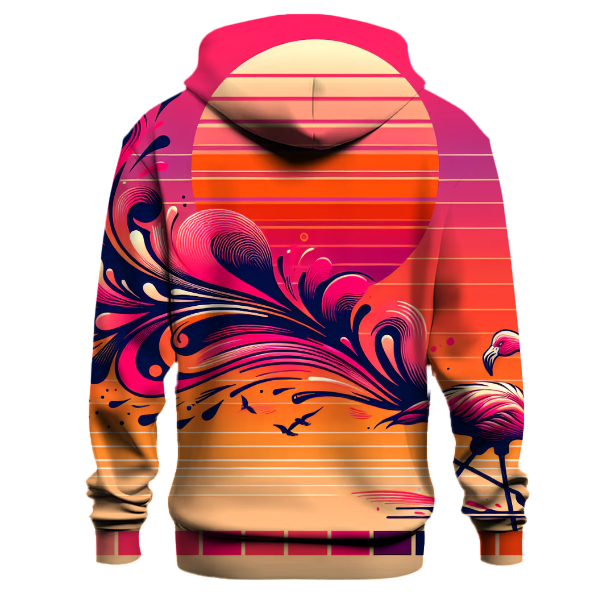 Fiery Floral Fantasy Hoodie