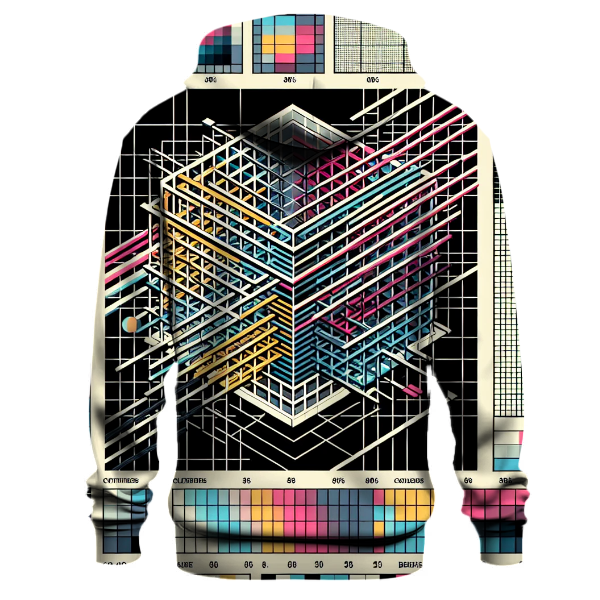 Retro Grid Escape Hoodie