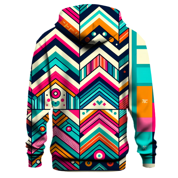 Funky Chevron Stripes Hoodie