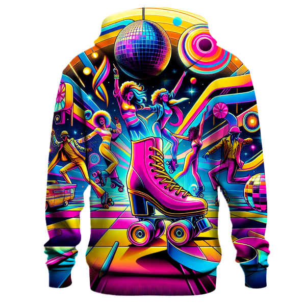 Retro Roller Disco Vibes Hoodie