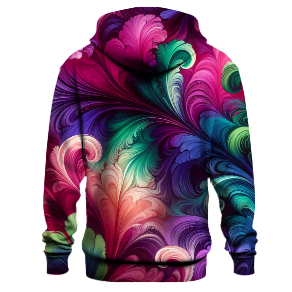 Electric Orchid Tie-dye Design Hoodie