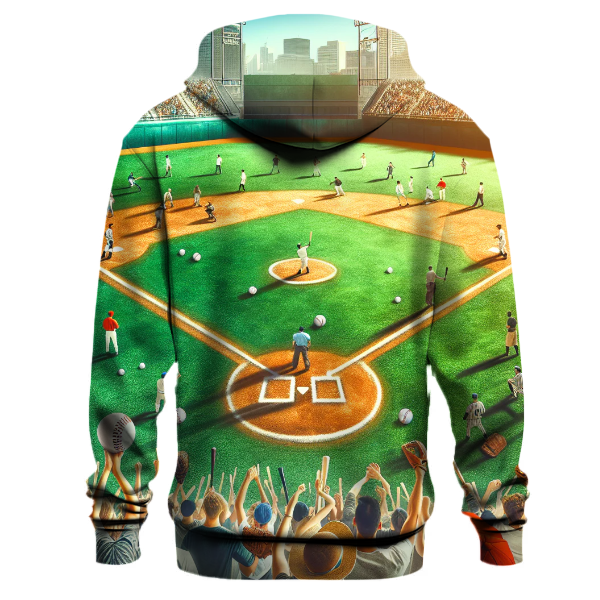 Baseball Diamond Detail Hoodie