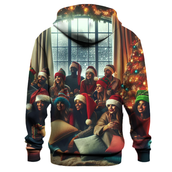 Festive Holiday Pajama Party Hoodie