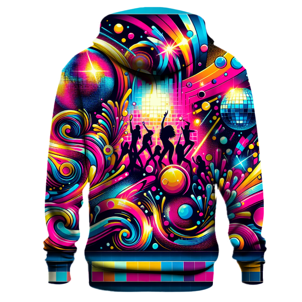 Funky Neon Dance Party Hoodie