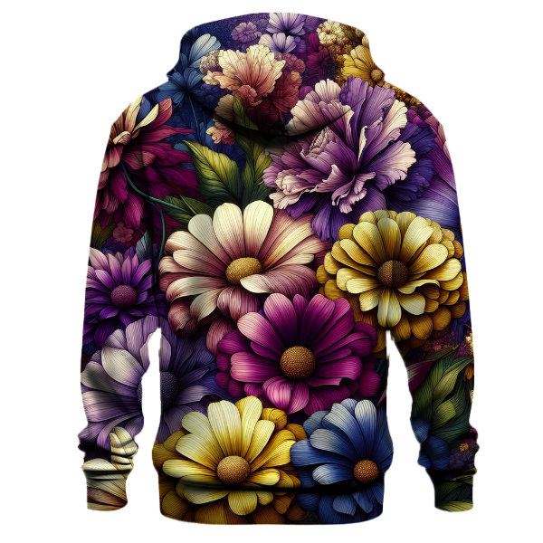 Groovy Floral Explosion Hoodie