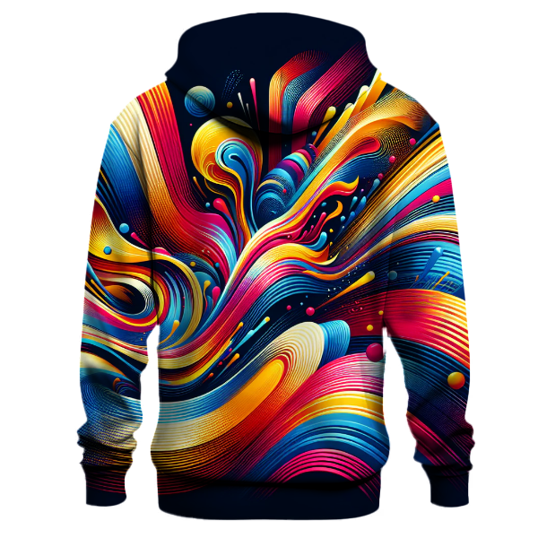 Electric Spectrum Waves Hoodie