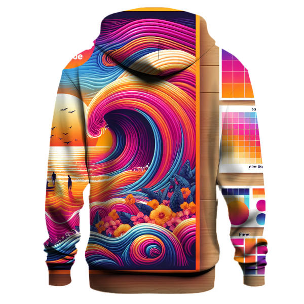 Sunset Waves Hoodie