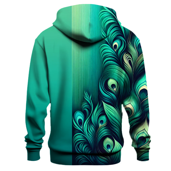 Peacock Feather Fade Hoodie