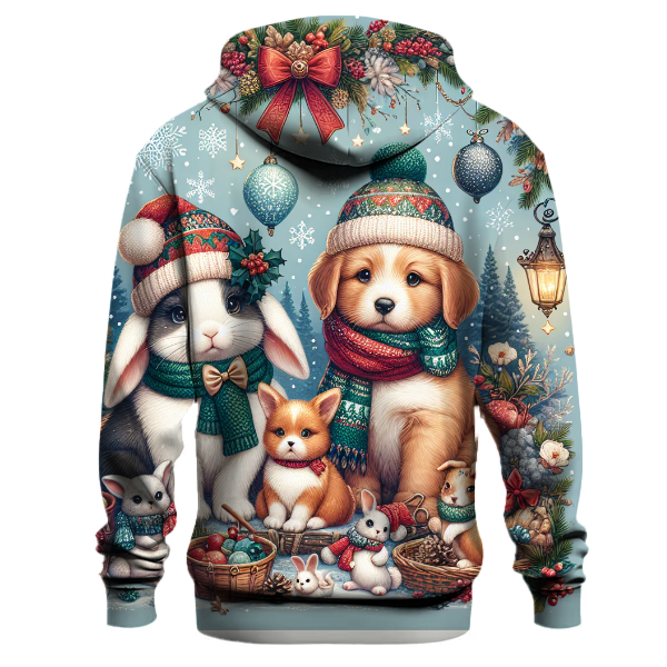 Cuddly Christmas Animals Hoodie