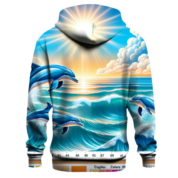 Playful Dolphins Hoodie