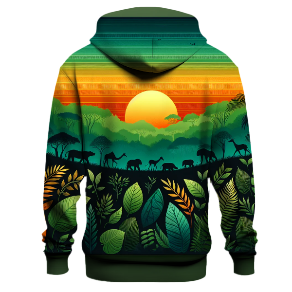 Jungle Safari Gradient Hoodie