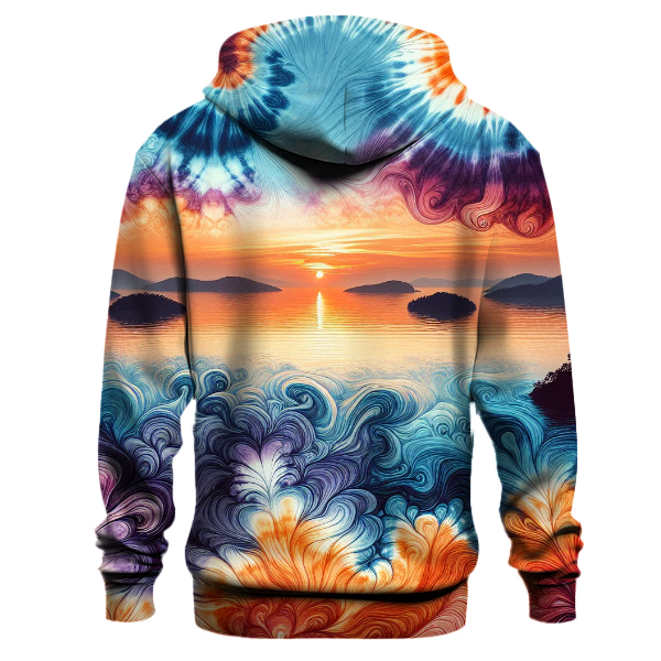 Sunset Lagoon Tie-Dye Hoodie