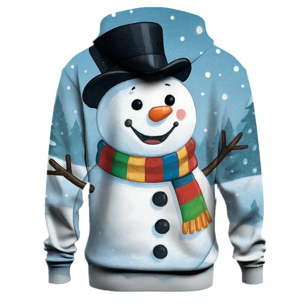 Frosty the Snowman in a Top Hat Hoodie