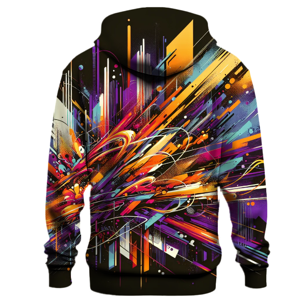 Rad Neon Splash Hoodie