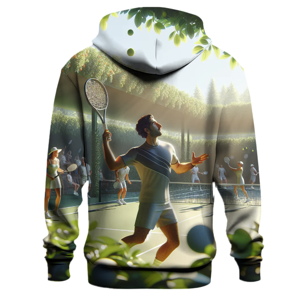Tennis Champion Design Hoodie