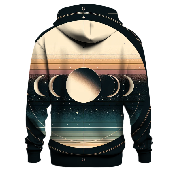Lunar Phases Gradient Hoodie