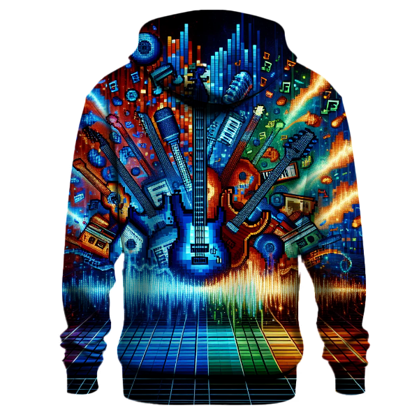 Pixel Art Music Madness Hoodie