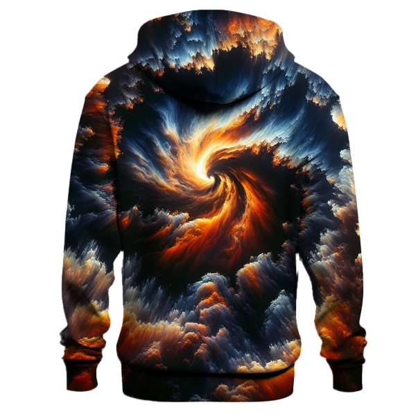 Celestial Eclipse Tie-dye Design Hoodie