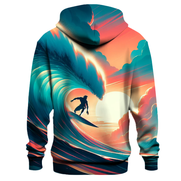 Surfing Waves Freedom Hoodie