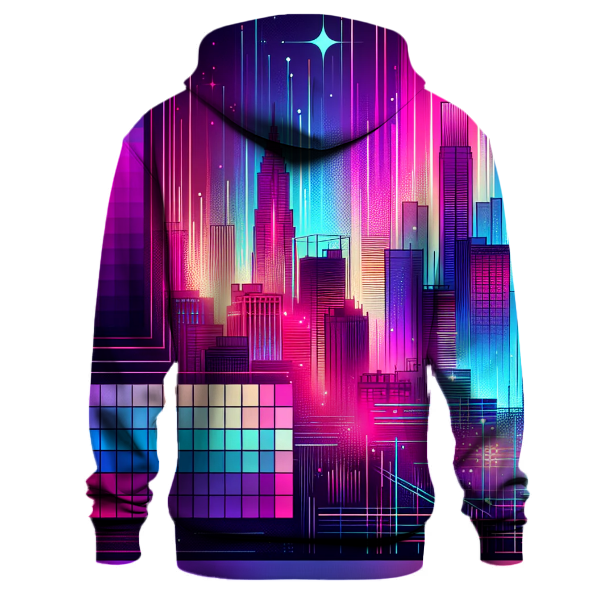 Electric Neon Pulse Gradient Hoodie