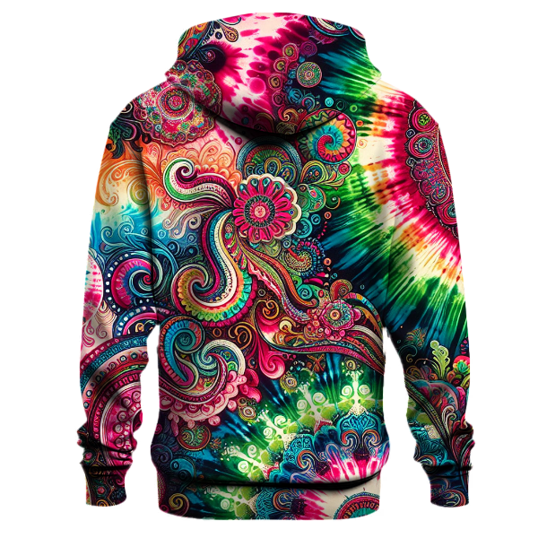 Neon Splash Tie-Dye Hoodie