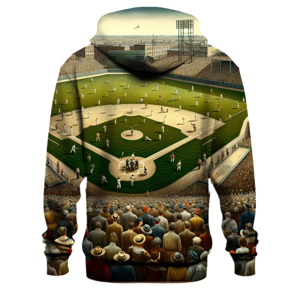 Baseball Vintage Throwback Hoodie