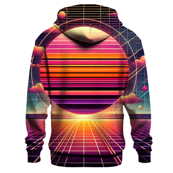 Digital Sunset Vibes Hoodie