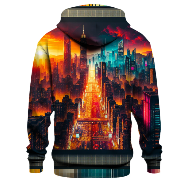 Artistic Urban Landscape Hoodie