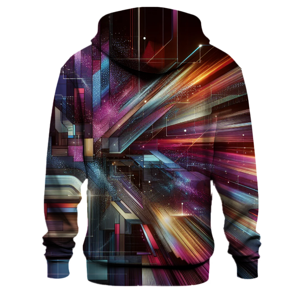 Retro Future Lines Hoodie
