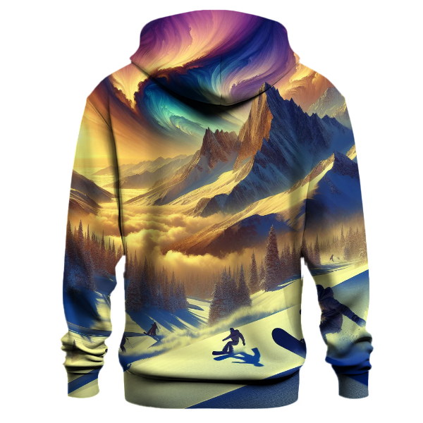 Snowboarding Powder Dreams Hoodie