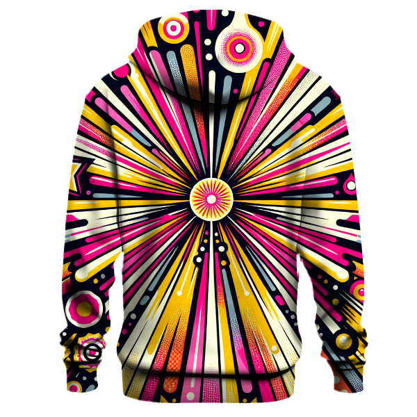 Groovy Starburst Patterns Hoodie
