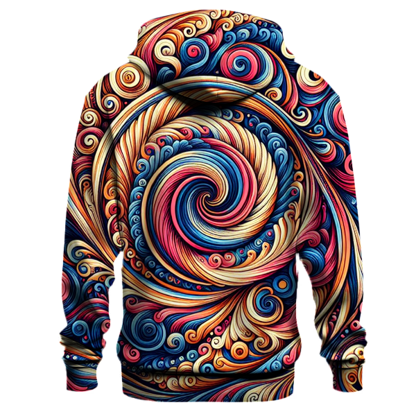 Rainbow Swirls Hoodie