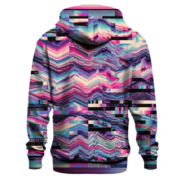 Vintage VHS Glitch Hoodie