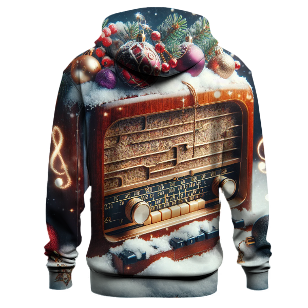 Retro Christmas Radio Hoodie
