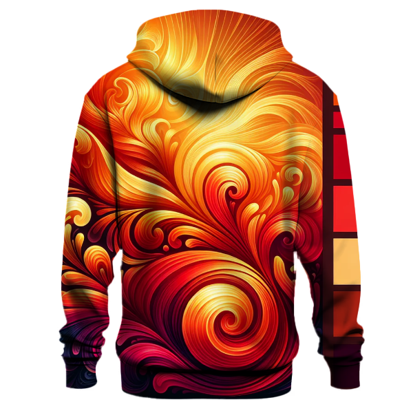 Fire Opal Burst Hoodie