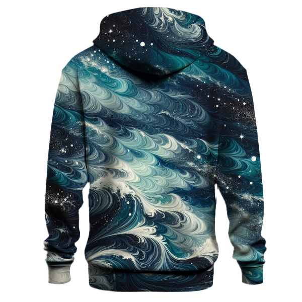 Starlit Voyage Tie-dye Design Hoodie